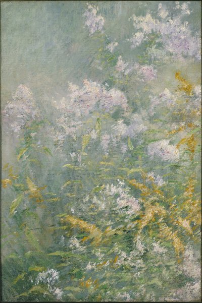 Engblomster (Gyldenris og Vild Aster) af John Henry Twachtman