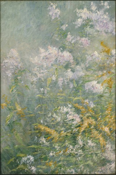 Meadow Flowers (Golden Rod and Wild Aster), ca. 1892 (olie på lærred) af John Henry Twachtman