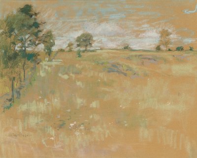 Pastures, Greenwich, Connecticut, ca. 1890-1900. af John Henry Twachtman