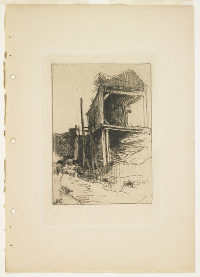 Den forladte Mølle, 1888-1889 af John Henry Twachtman