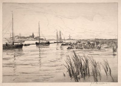 Holland Dyke. af John Henry Twachtman