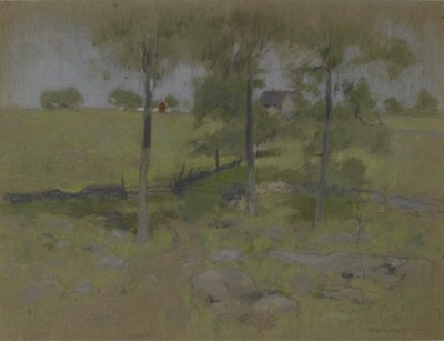 Tre træer, c.1888-95 af John Henry Twachtman