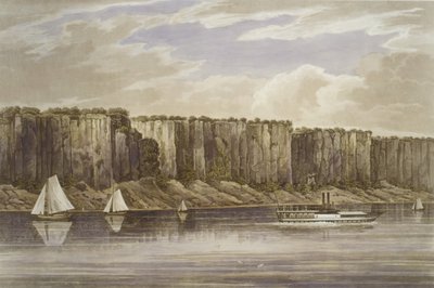 Palisades nr. 19, Hudson River Portfolio, 1823-24. af John Hill