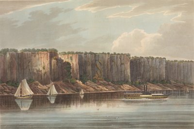 The Palisades No. 19 of The Hudson River Portfolio, 1823-24. af John Hill