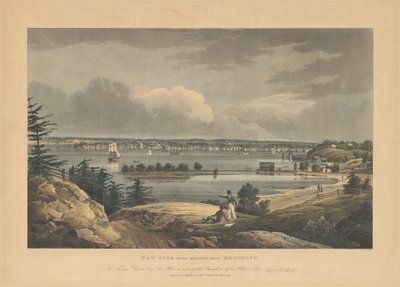New York fra Heights nær Brooklyn af John Hill, after William Guy Wall