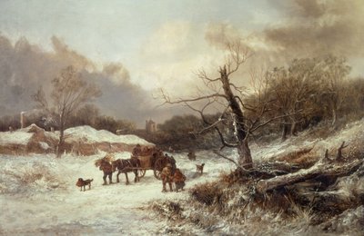 Vinter på grænsen til Sherwood Forest af John Holland
