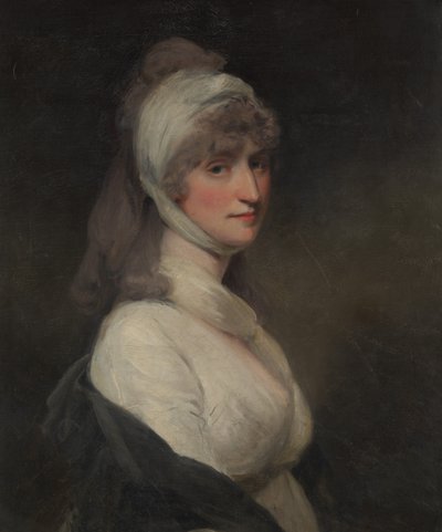 Fru Thomas Pechell Charlotte Clavering, død 1841, 1799. af John Hoppner