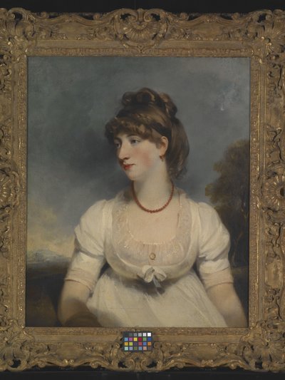 Portræt af Miss Fisher (olie på lærred) af John Hoppner