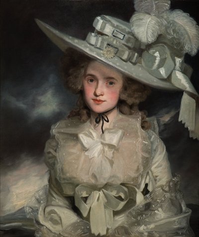Portræt af Mary Boteler fra Eastry, Kent, 1786 af John Hoppner