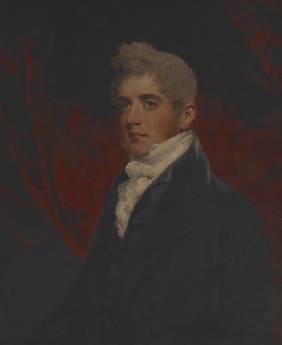 Portræt af William Inigo Jones, ca. 1800 (olie på lærred) af John Hoppner
