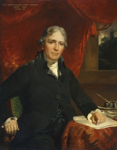 Sir Arthur Davies Owen, ridder af John Hoppner