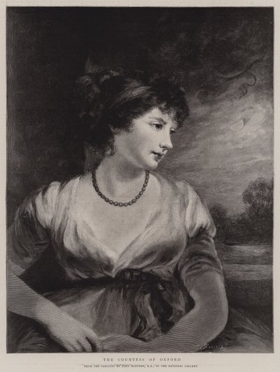 Grevinden af Oxford af John Hoppner