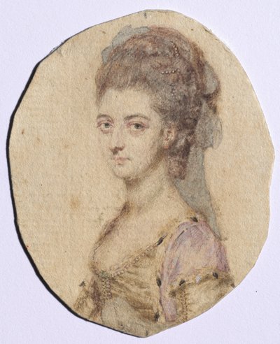 Portræt af Charlotte Bertie, født Warren, 4. grevinde af Abingdon, 1778. af John I. smart