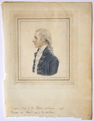 Portræt af Sir Captain West of the Dutton Indiaman af John I Smart