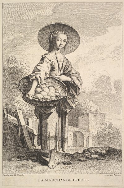 Æggehandleren, 1741-63. af John Ingram