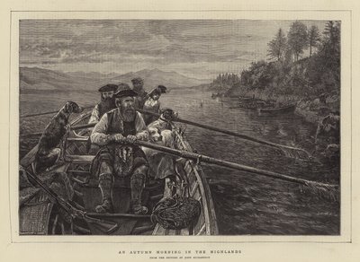 En efterårsmorgen i højlandet af John Isaac Richardson