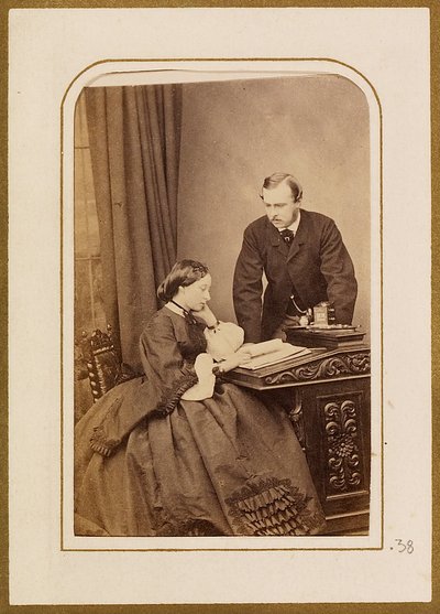 Prins og prinsesse Louis af Hessen af John Jabez Edwin Mayall