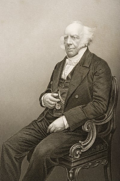 Andrew Reed (1788-1862) graveret af D.J. Pund fra et fotografi, fra 