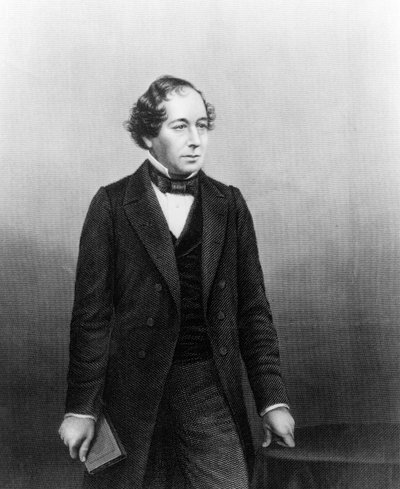 Benjamin Disraeli, indgraveret af D.J.Pound fra et fotografi af John Jabez Edwin Paisley Mayall