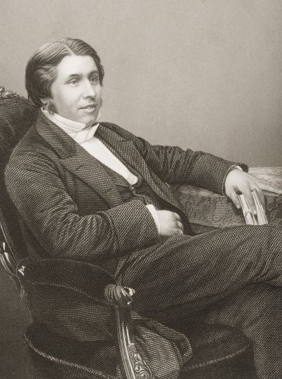 Charles Haddon Spurgeon (1834-92) graveret af D.J. Pund fra et fotografi, fra 