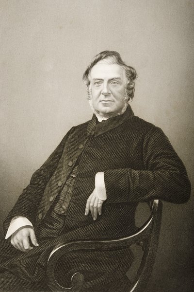 Hugh Stowell (1799-1845) graveret af D.J. Pund fra et fotografi, fra 