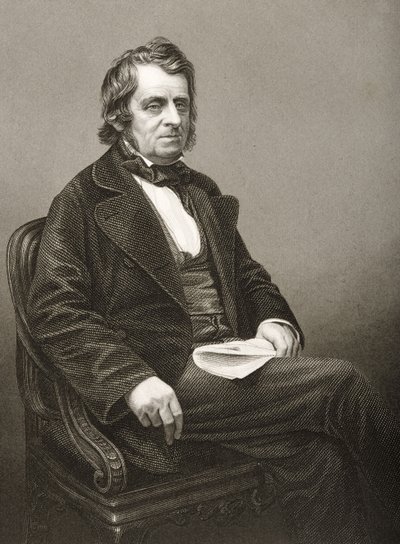 John Arthur Roebuck (1801-79) graveret af D.J. Pund fra et fotografi, fra 