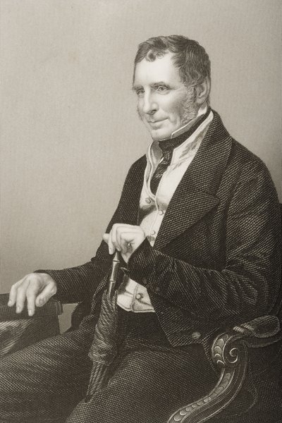 Joseph Warner Henley (1793-1884) graveret af D.J. Pund fra et fotografi, fra 