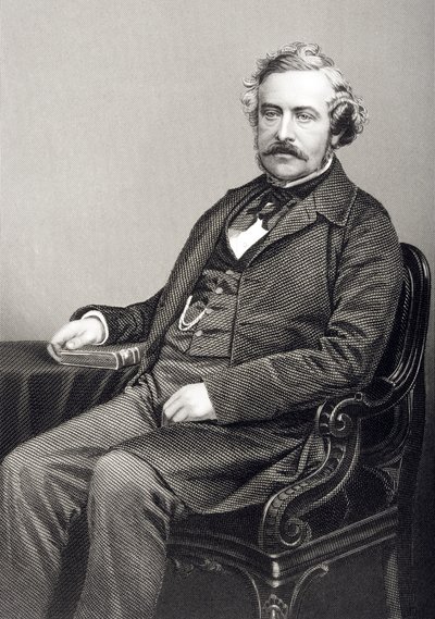 Martin Farquhar Tupper (1810-89) graveret af D.J. Pund fra et fotografi, fra 