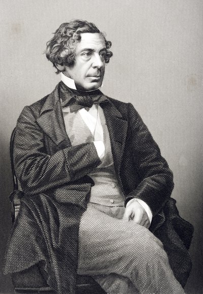 Samuel Warren (1807-77) graveret af D.J. Pund fra et fotografi, fra 