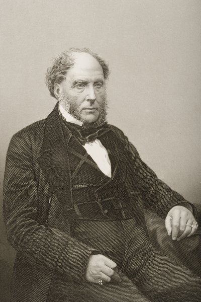 Sir Archibald Alison (1792-1867) graveret af D.J. Pund fra et fotografi, fra 