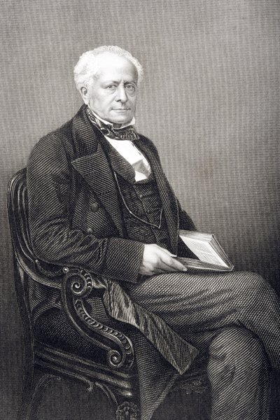 Sir Fitzroy Kelly (1796-1880) graveret af D.J. Pund fra et fotografi, fra 