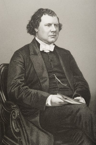 William Morley Punshon (1824-81) graveret af D.J. Pund fra et fotografi, fra 