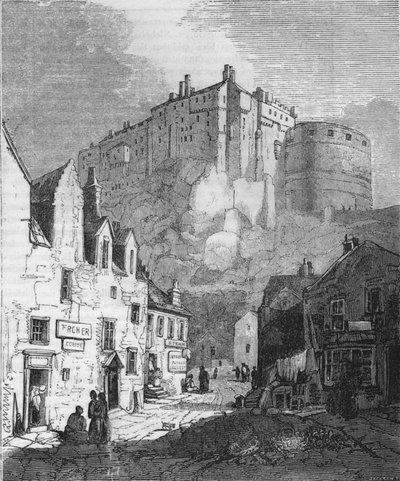 Edinburgh Castle, 1843, 1845 af John Jackson