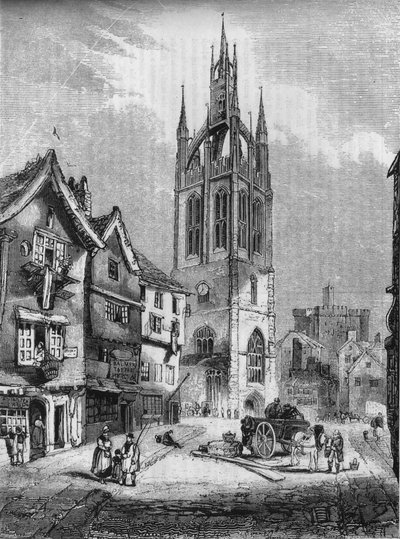 St. Nicholas Church, Newcastle-upon-Tyne, 1845 af John Jackson