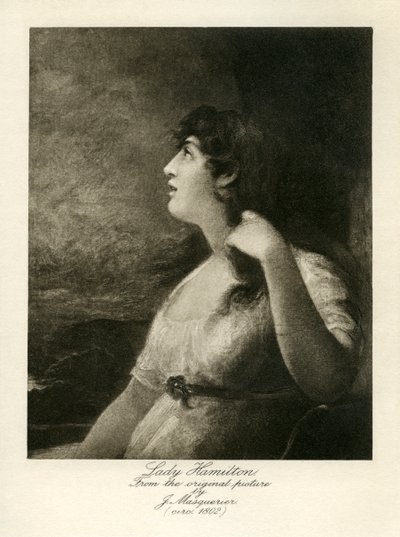 Emma Lady Hamilton af John James Masquerier