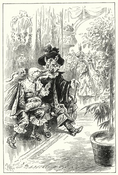 Lady Bettys maskerade (litho) af John Jellicoe