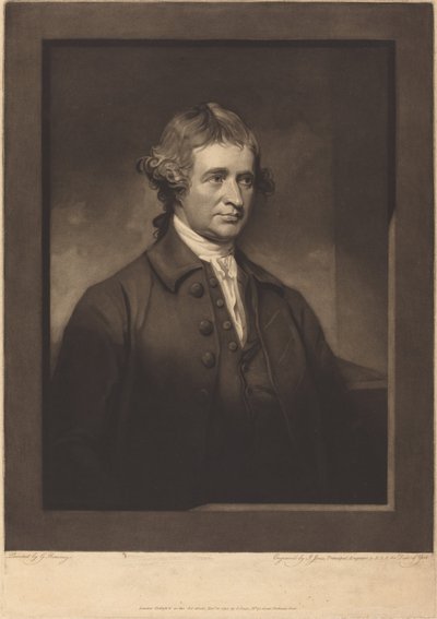 Edmund Burke af John Jones after George Romney