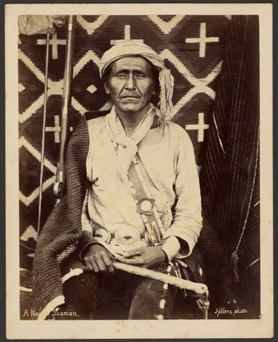 En navajo-shaman af John K. Hillers