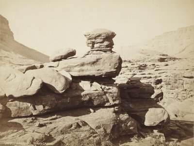 Eroderet sandsten, Kanab Canyon (Utah) af John K. Hillers