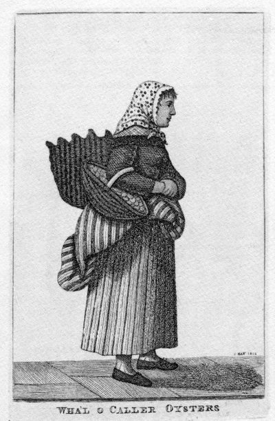 Newhaven (Edinburgh) østerspige, 1812 af John Kay