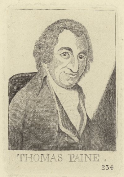 Portræt af Thomas Paine af John Kay