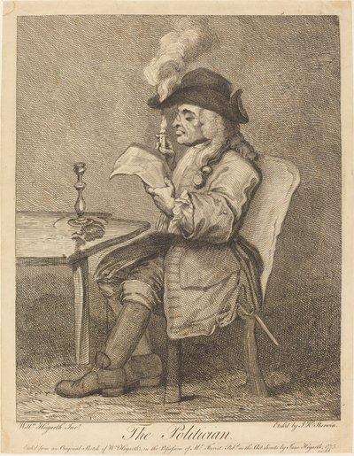 Politiker af John Keyse Sherwin after William Hogarth