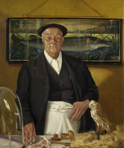 Mr. Chopping the Taxidermist (olie på lærred) af John Kynnersley Kirby