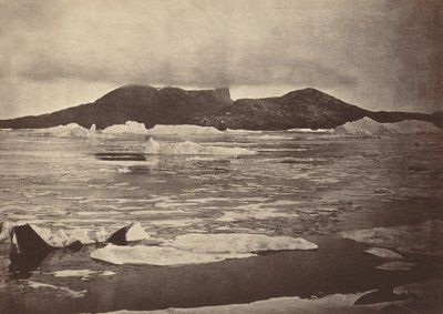 De arktiske egne: nr. 92.* Djævelens tommelfinger delvist indhyllet i en tåge..., 1869 af John L Dunmore