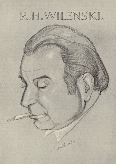 R H Wilenski, engelsk kunstkritiker og forfatter af John L. Pemberton