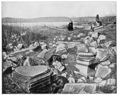 Kapernaum, Galilæa, Palæstina, slutningen af det 19. århundrede af John L. Stoddard