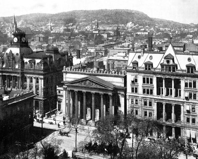 Montreal og Mount Royal, Canada, 1893. af John L. Stoddard