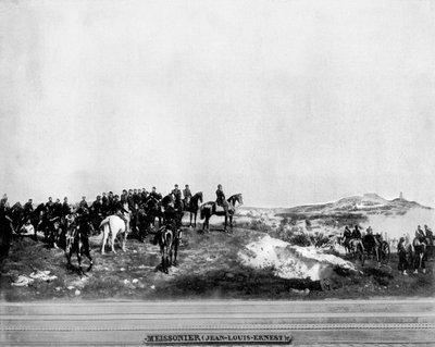 Napoleon III i slaget ved Solferino, 1859, 1893. af John L. Stoddard