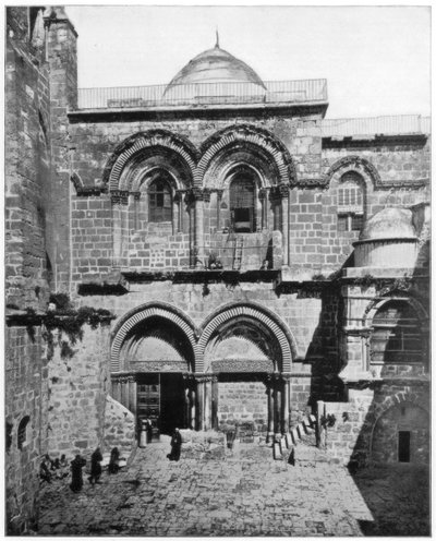 Den Hellige Gravs Kirke, Jerusalem, slutningen af det 19. århundrede af John L. Stoddard