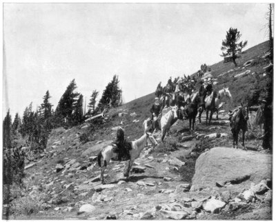 Windy Point, Pikes Peak, Colorado, slutningen af det 19. århundrede. af John L. Stoddard